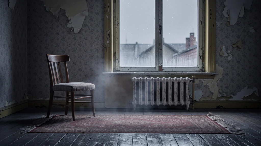 Double vitrage insuffisant pour chauffer une pièce ancienne, ambiance froide dans une maison historique